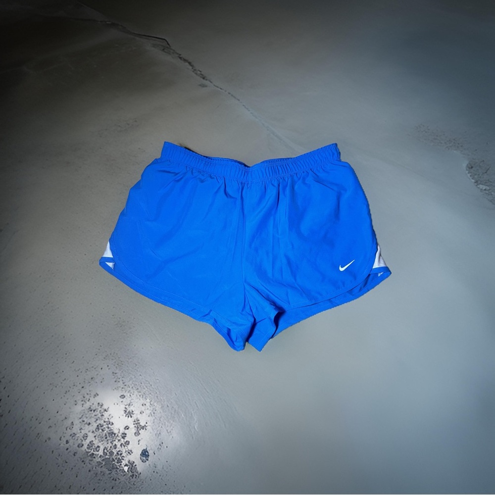 Nike tempo running shorts with brief lining